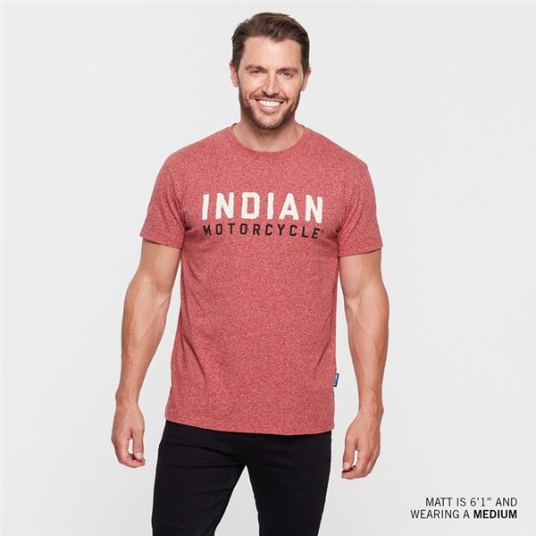 Pánské tričko Indian v energické červené - 2833282