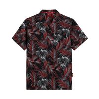 Men's Engine Print Shirt, Red