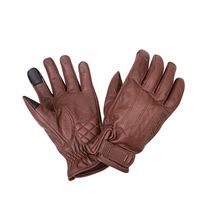 Men's Leather Getaway Riding Gloves, Brown Rukavice hnědé kožené