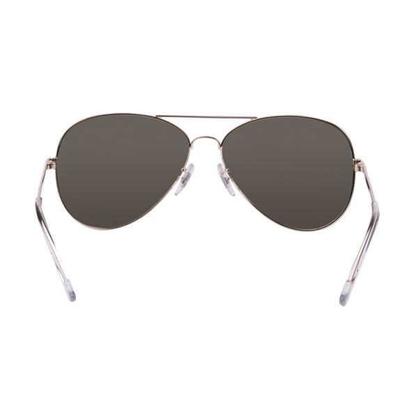 Aviator Sunglasses with Green Lens, Gold