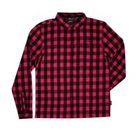 Men's Buffalo Plaid Shirt, Red/Black