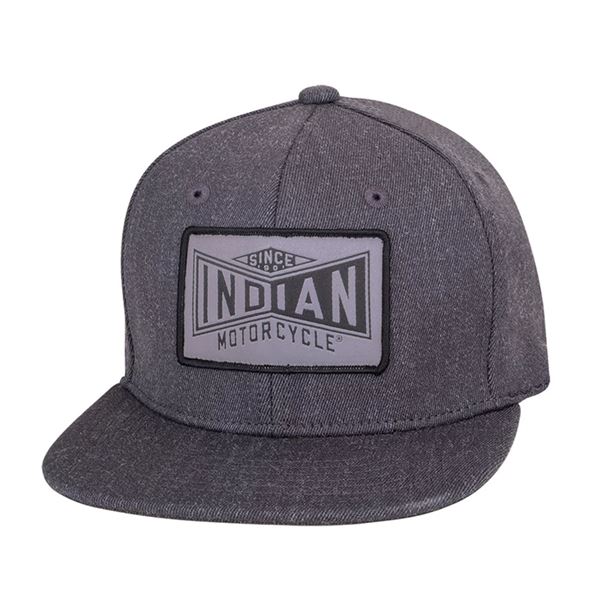Mirror Patch Flex Fit Hat, Gray
