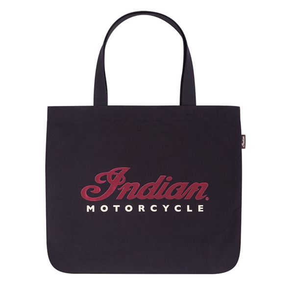 Script Logo Tote, Black