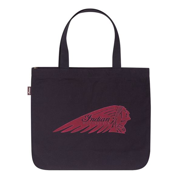 Script Logo Tote, Black