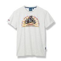 Men's Bike Racing T-Shirt, Gray