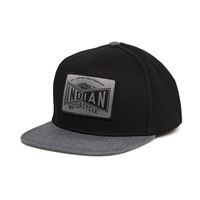 Men's Mirror Patch Cap, Black