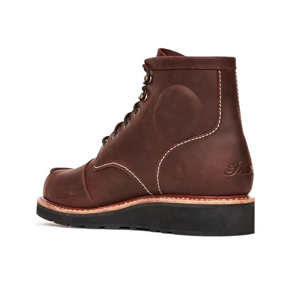 Pánské  kožené boty Indian Moc Toe  hnědé - 2861700