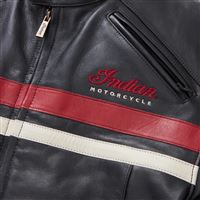 Indian Motorcycle pánská kožená bunda Freeway 2 – Černá – 2862634

