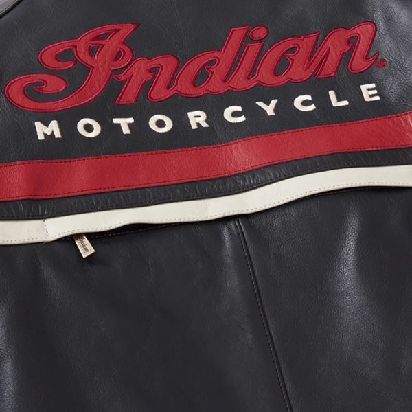 Indian Motorcycle pánská kožená bunda Freeway 2 – Černá – 2862634

