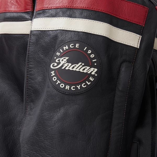 Indian Motorcycle pánská kožená bunda Freeway 2 – Černá – 2862634

