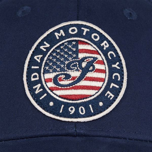 USA Flag Logo Cap, Navy