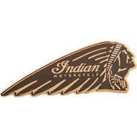 Premium Indian Motorcycle® Headdress Pin Badge Brown