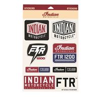 Decorative Indian Motorcycle® Sticker Set, Various Logos