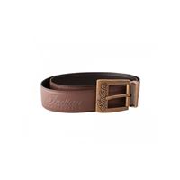 Reversible Leather Belt, Black/Brown