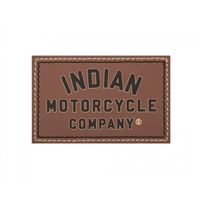 IMC Logo Leather Patch, Brown