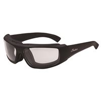 Performance Sunglasses with Clear Transitional Lenses, Black