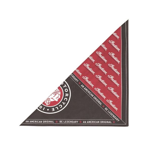 Riding Bandana with Two Folded Designs, Black