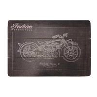 Indian Motorcycle® Scout® 45 Police Special Sketch 15.7 in. x 10.8 in. Wood Sign