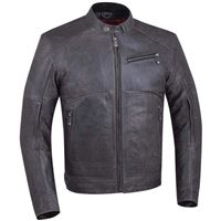 Men's Leather Phoenix Riding Jacket with Removable Lining, Black