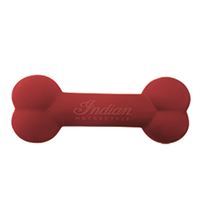 Rubber Bone-Shaped Chew Toy, Red