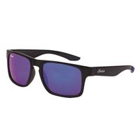 Casual Atlanta Sunglasses with Blue Revo Lens, Black