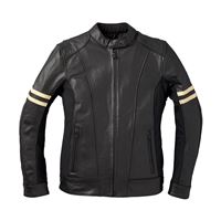Women's Blake Leather Riding Jacket with Removable Liner, Black