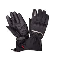 Men's Winter Riding Gloves with Hard Knuckles, Black