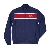 Men's Full-Zip Colorblock Sweatshirt, Navy/Red