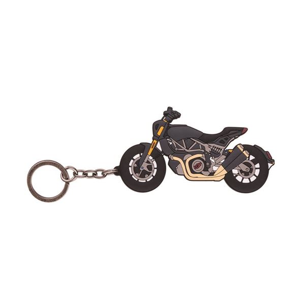 FTR 1200 Rubber Key Ring, Multicolor