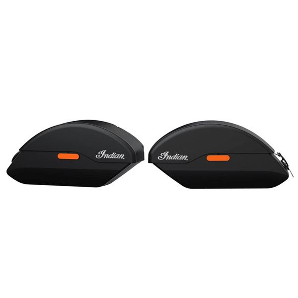 Quick Release Semi-Rigid Saddlebags, Black